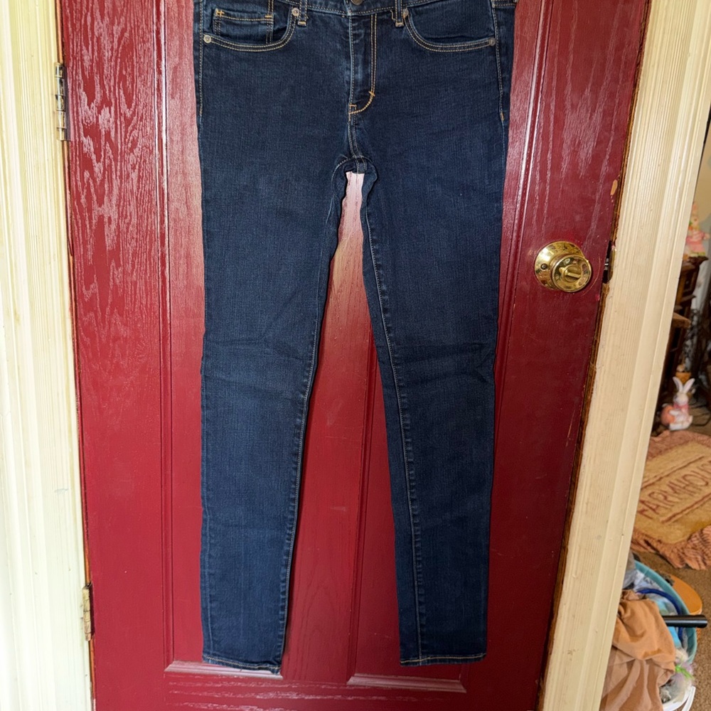 Abercrombie & Fitch Dark Blue Women's Skinny Jeans